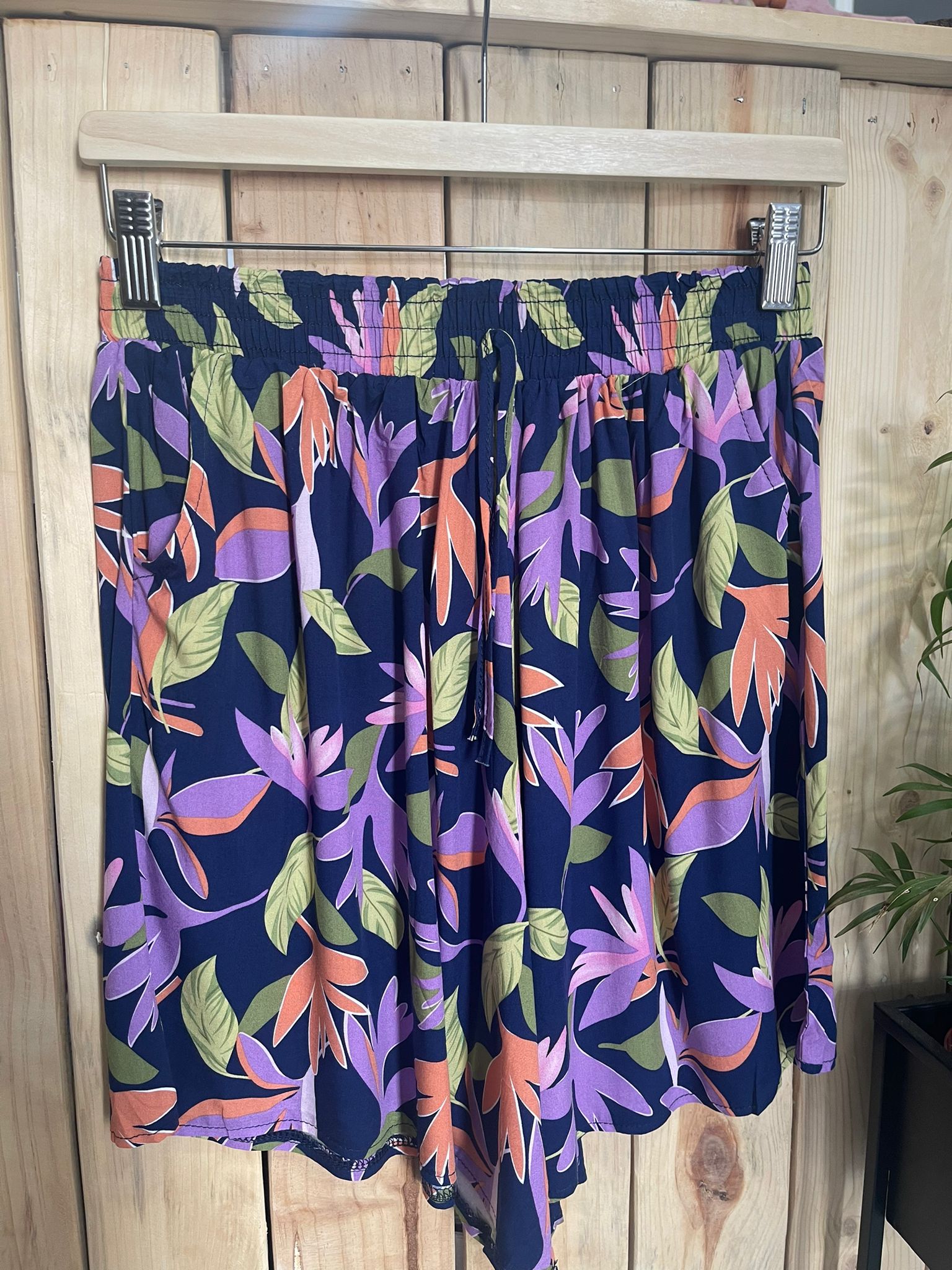 Pantalón corto fino estampado - Imagen 2