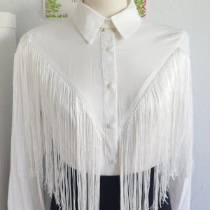 Camisa blanca Flecos