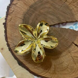 Pinza flor dorada