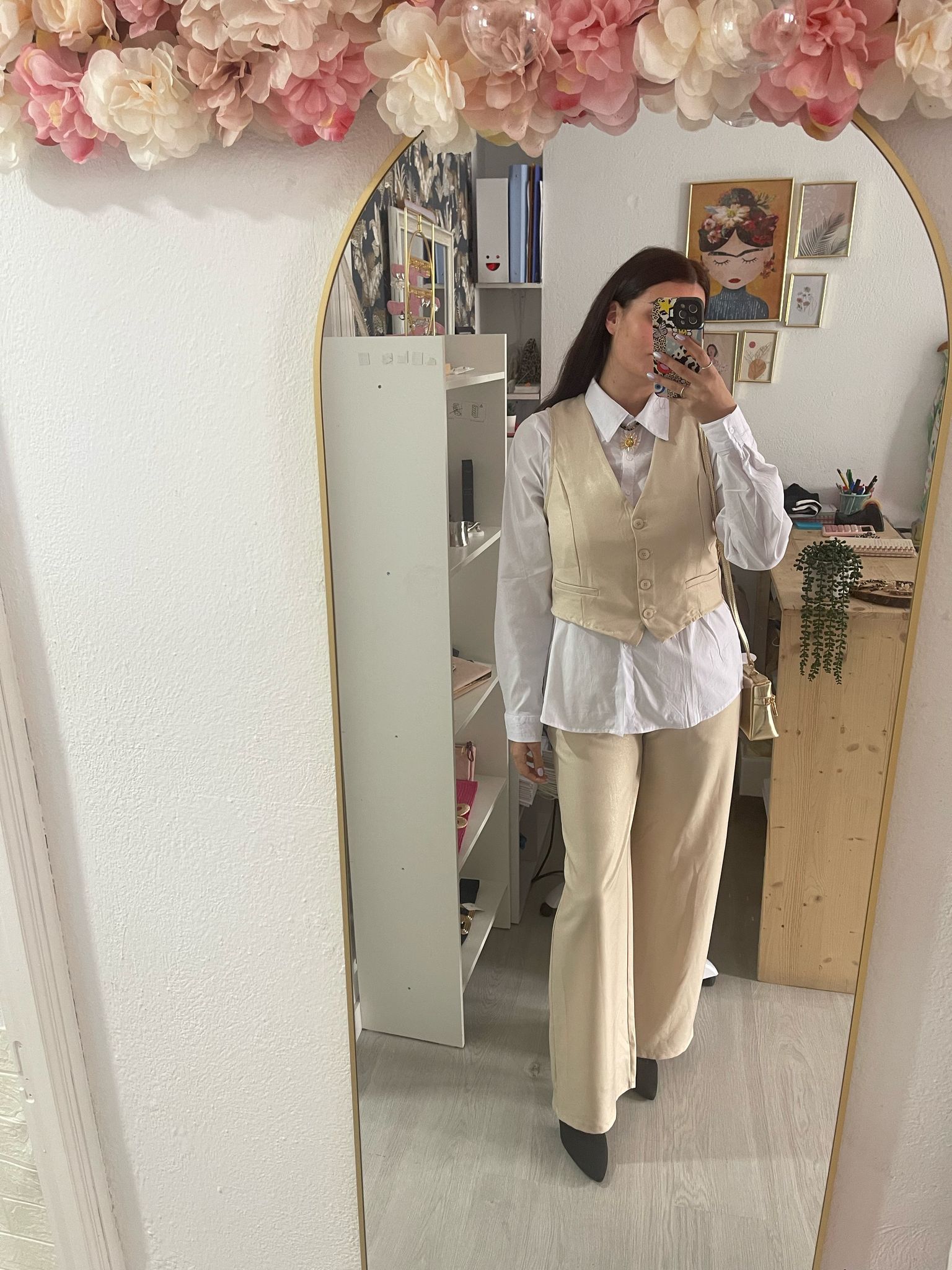 Conjunto Chaleco y pantalón brillo - Imagen 2